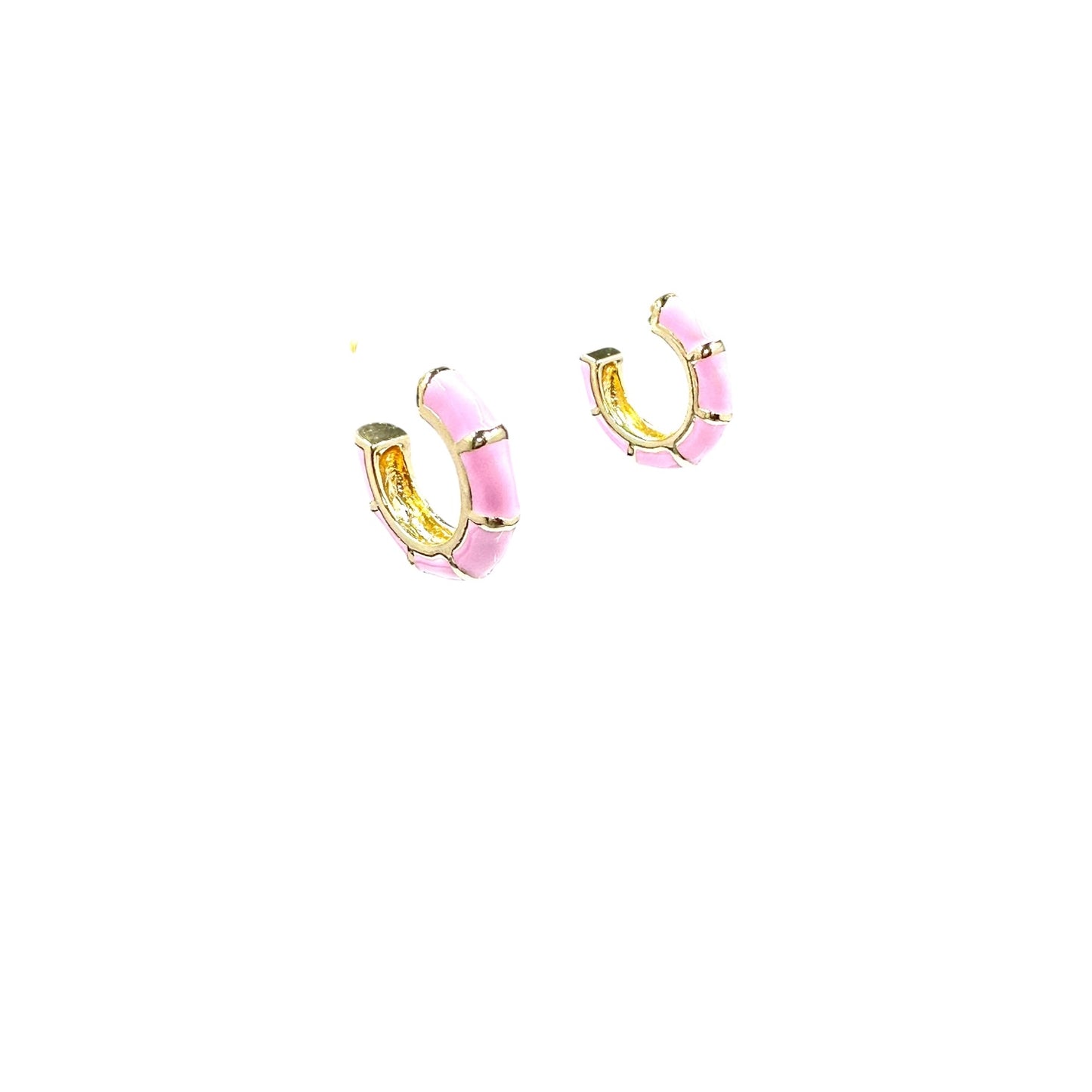 Payton Enamel Bamboo Earrings