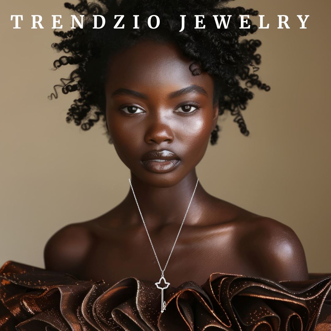 AKA Ivy Leaf Key Necklace Necklaces Trendzio Jewelry