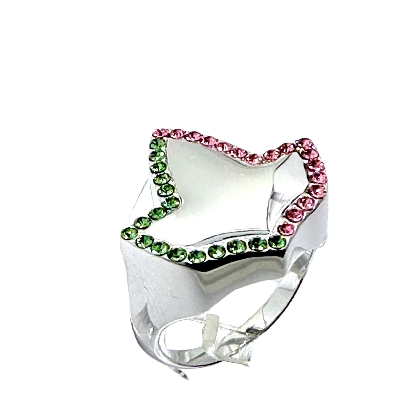 AKA Ivy Leaf Sterling Silver Ring Rings Trendzio Jewelry