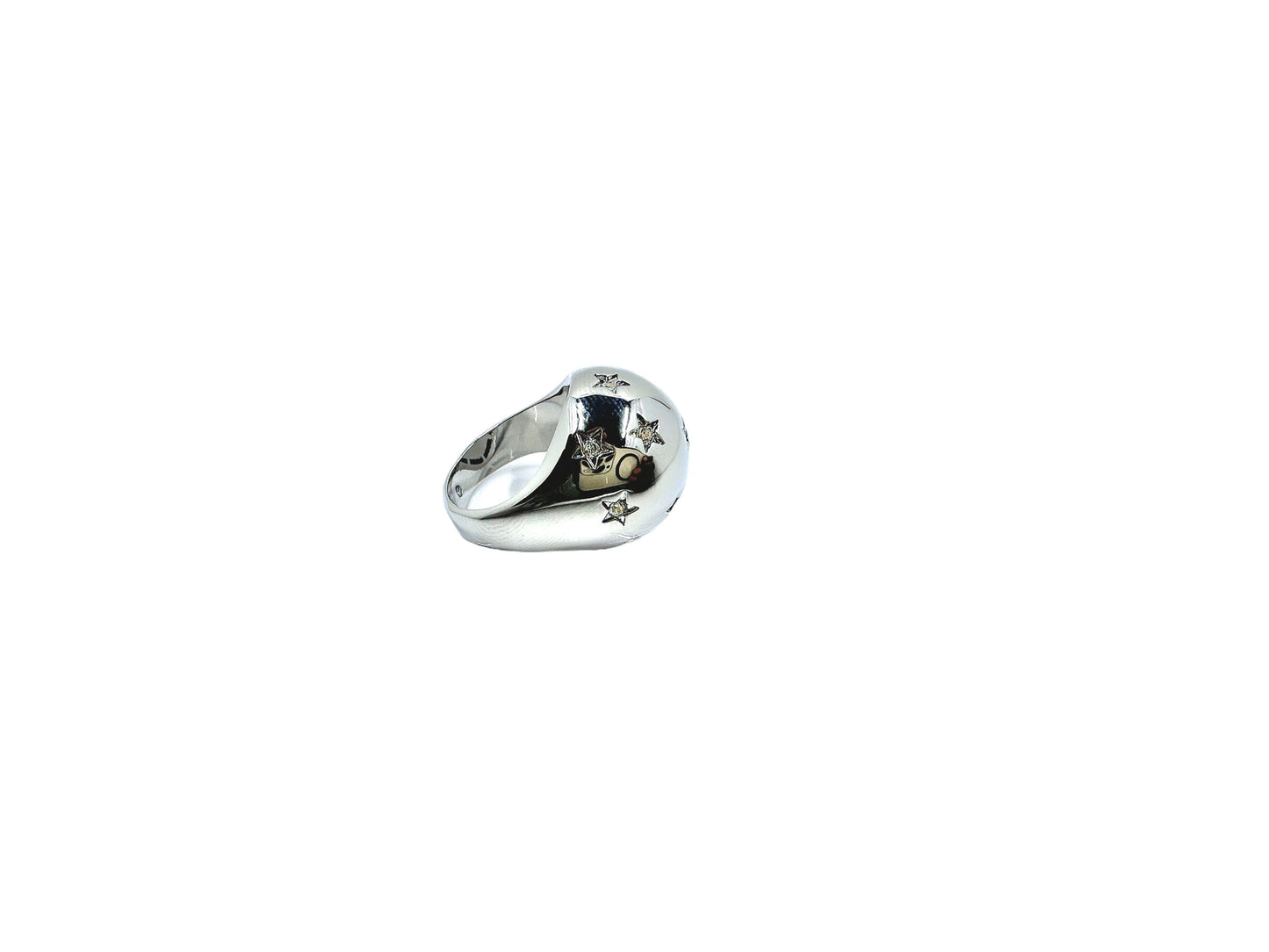 Alice Silver Star Dome Ring Rings Trendzio Jewelry