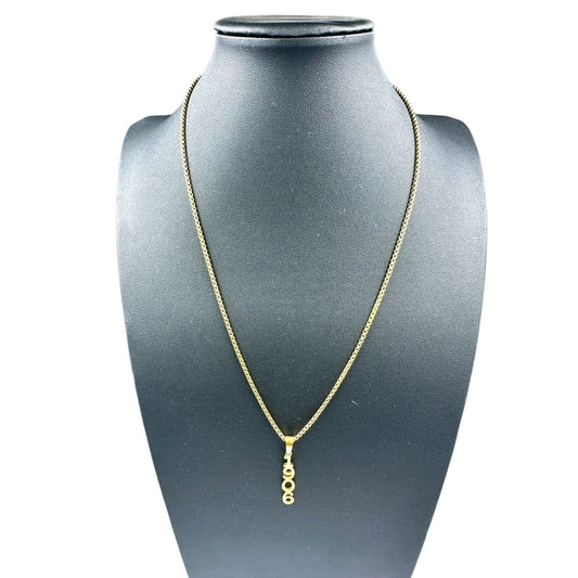 Alpha Phi Alpha 1906 Gold Necklace Necklaces Trendzio Jewelry