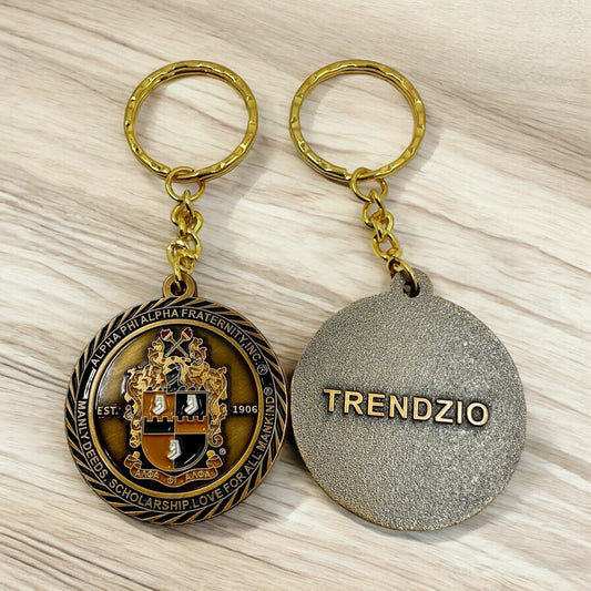 Alpha Phi Alpha Challenge Coin Keychain Challenge Coin Trendzio Jewelry