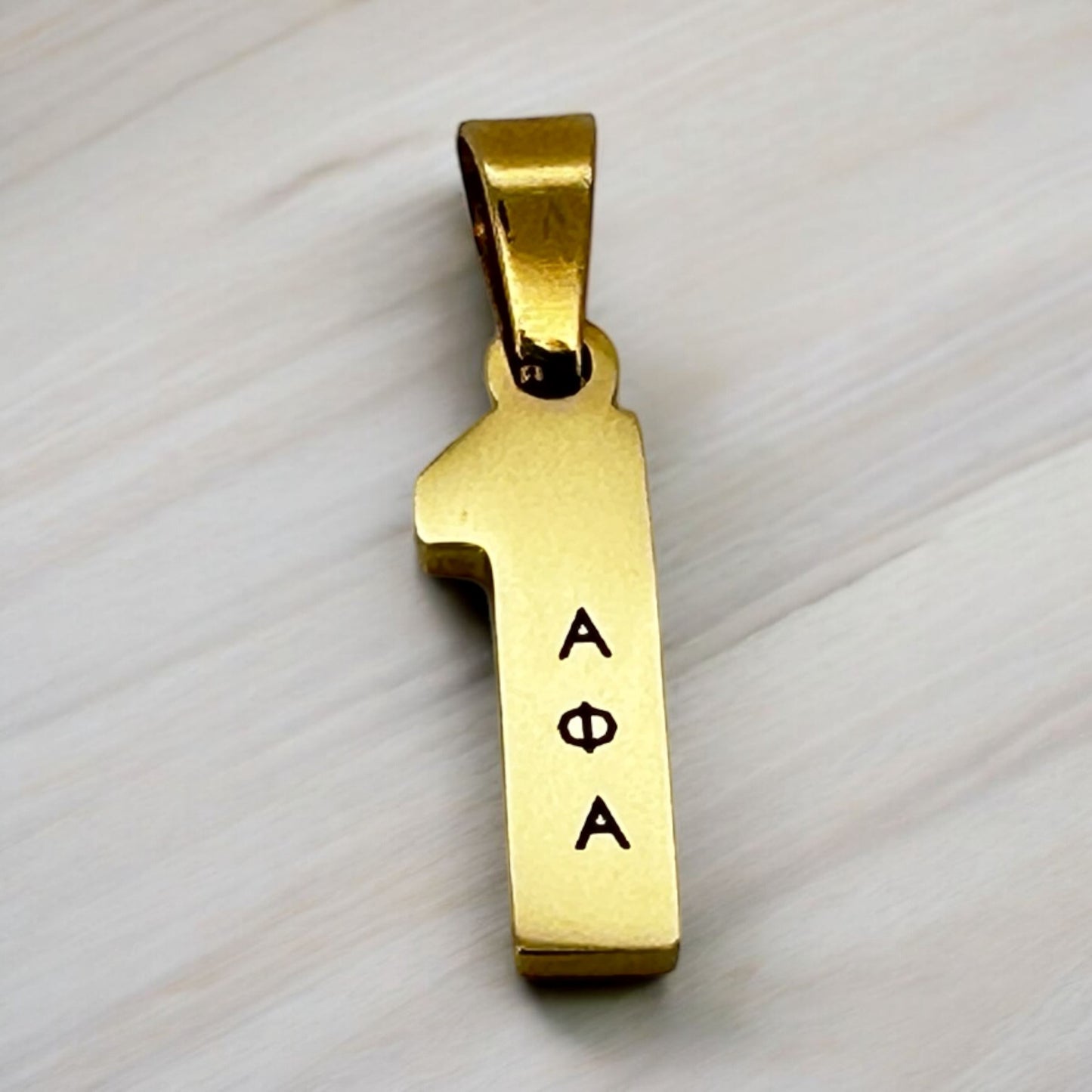 Alpha Phi Alpha Line Number Pendant Necklace Necklaces Trendzio Jewelry 1