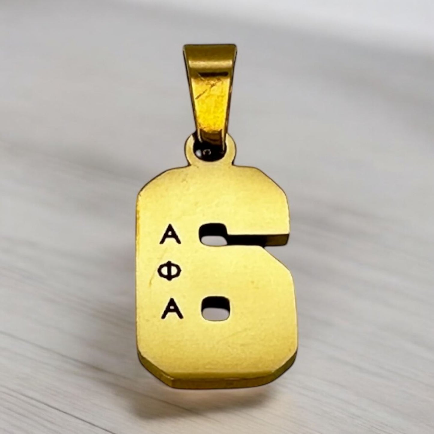 Alpha Phi Alpha Line Number Pendant Necklace Necklaces Trendzio Jewelry 6
