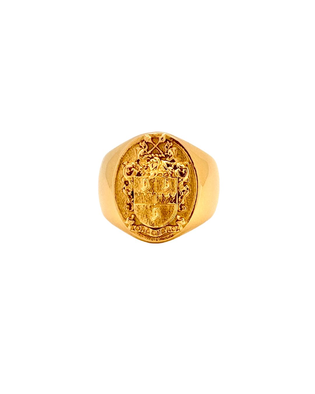 Alpha Phi Alpha Shield Signet Ring Rings Trendzio Jewelry