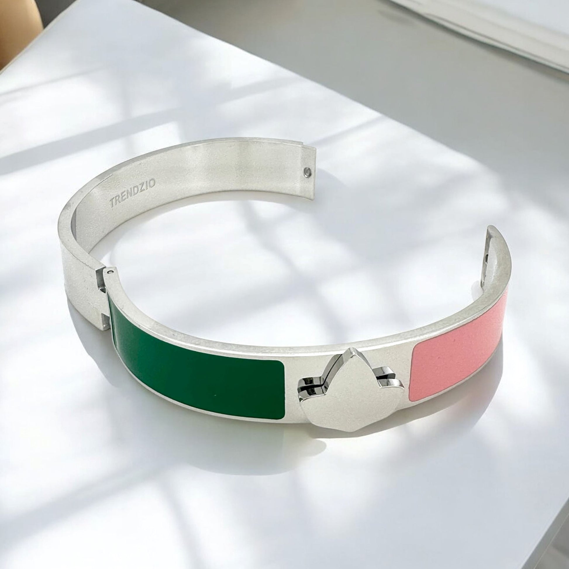 Bahia Ivy Pink and Green Bracelet Bracelets Trendzio Jewelry