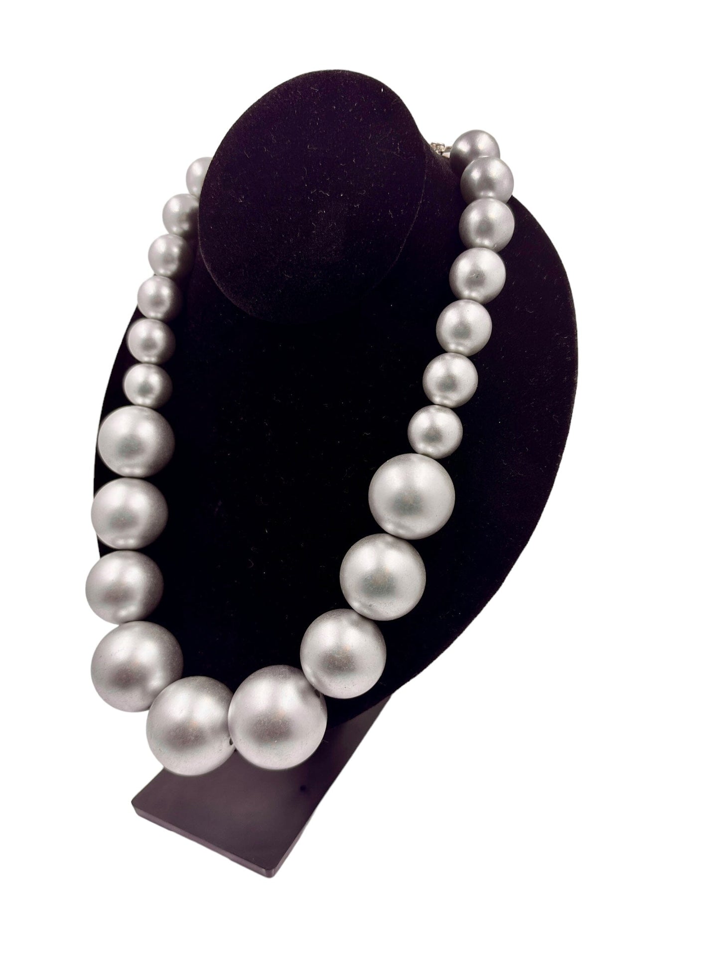 Beautiful Graduated Bead Choker Statement Necklace Necklaces Trendzio Jewelry