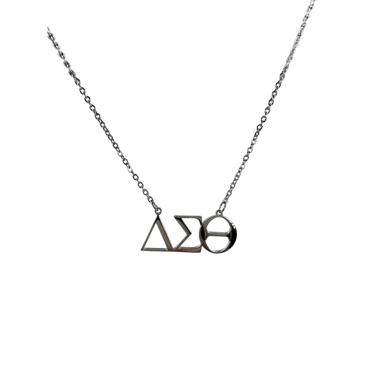 Delta Sigma Theta Greek Necklace Necklaces Trendzio Silver