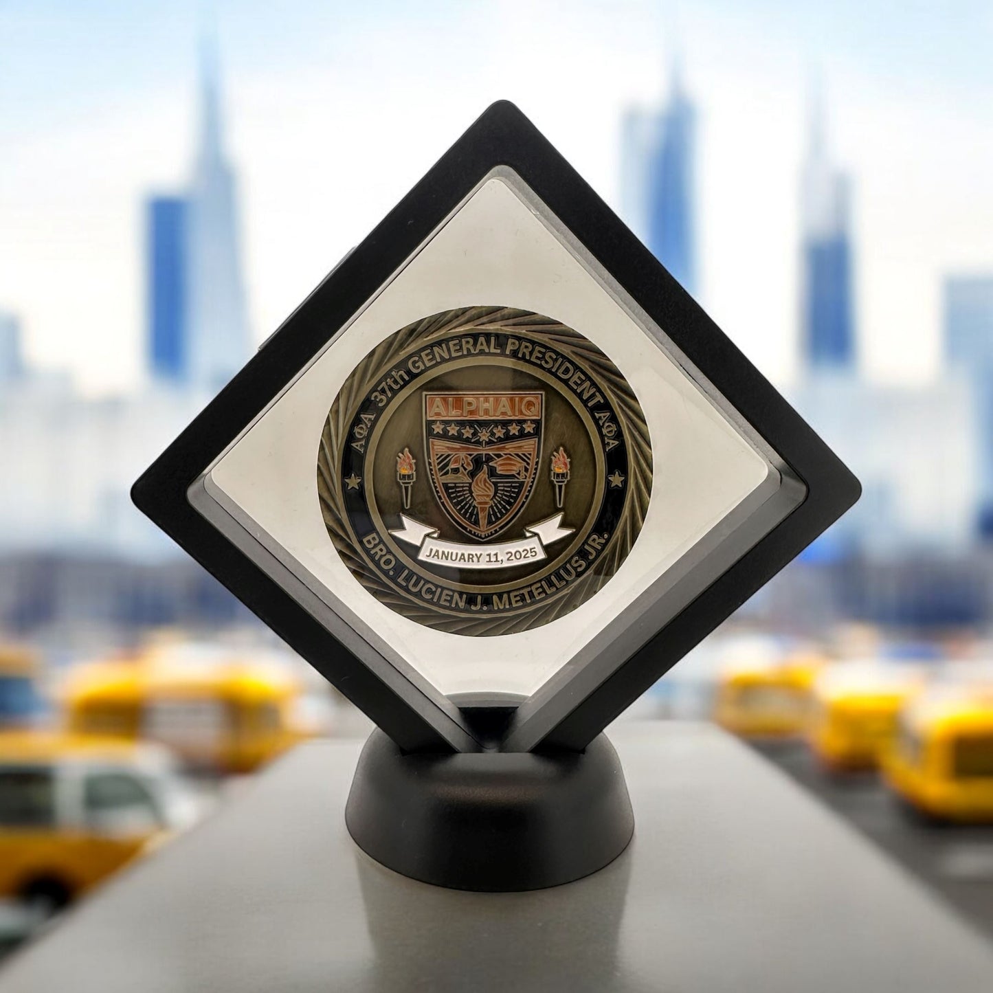 Floating Challenge Coin Display Case Challenge Coin Trendzio Jewelry