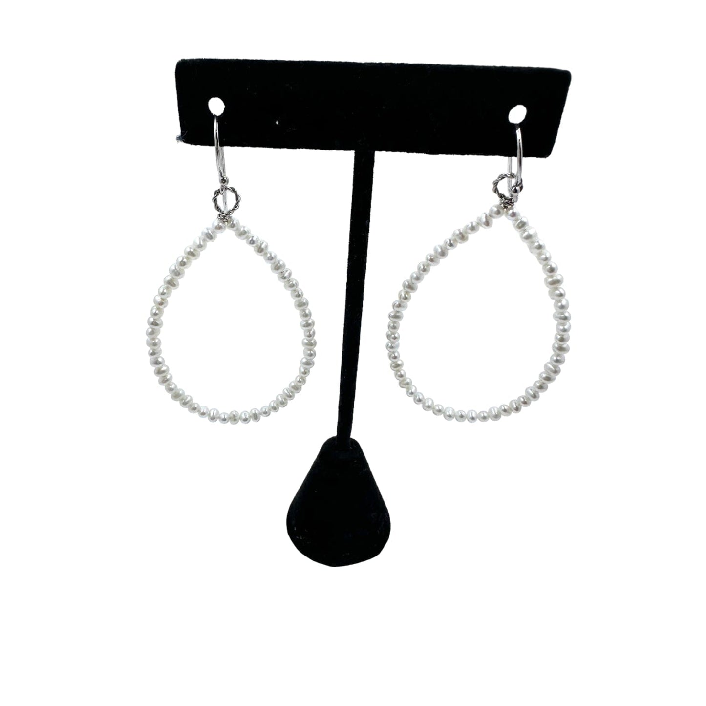 Krista Pearl Tear Drop Earrings Earrings TRENDZIO
