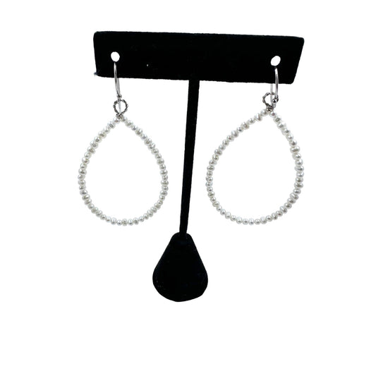 Krista Pearl Tear Drop Earrings Earrings TRENDZIO