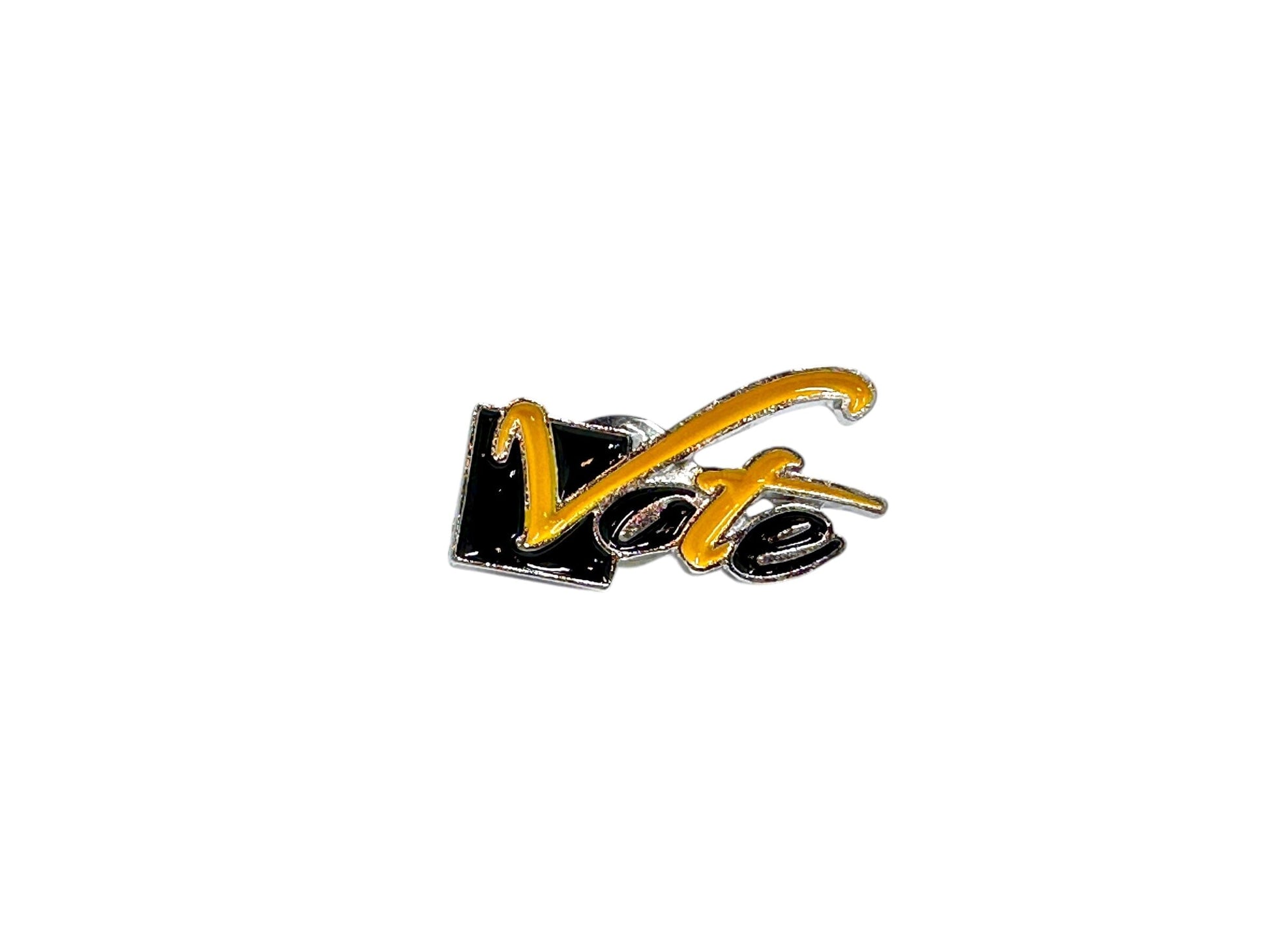 Lapel Vote Pins Lapel Pin Trendzio Jewelry Black & Gold