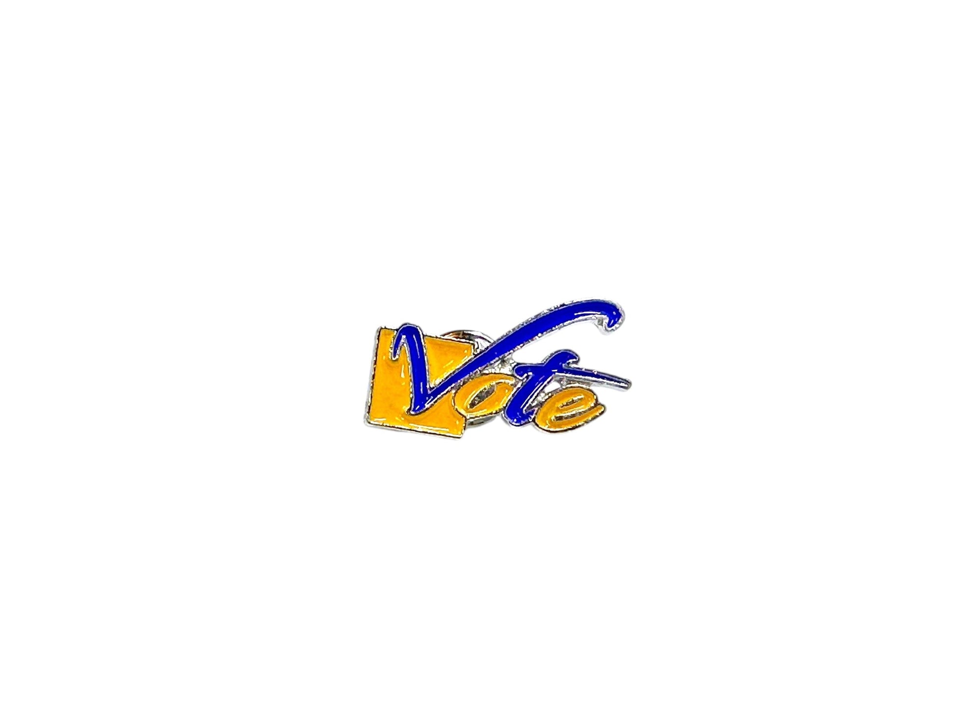 Lapel Vote Pins Lapel Pin Trendzio Jewelry Blue & Gold