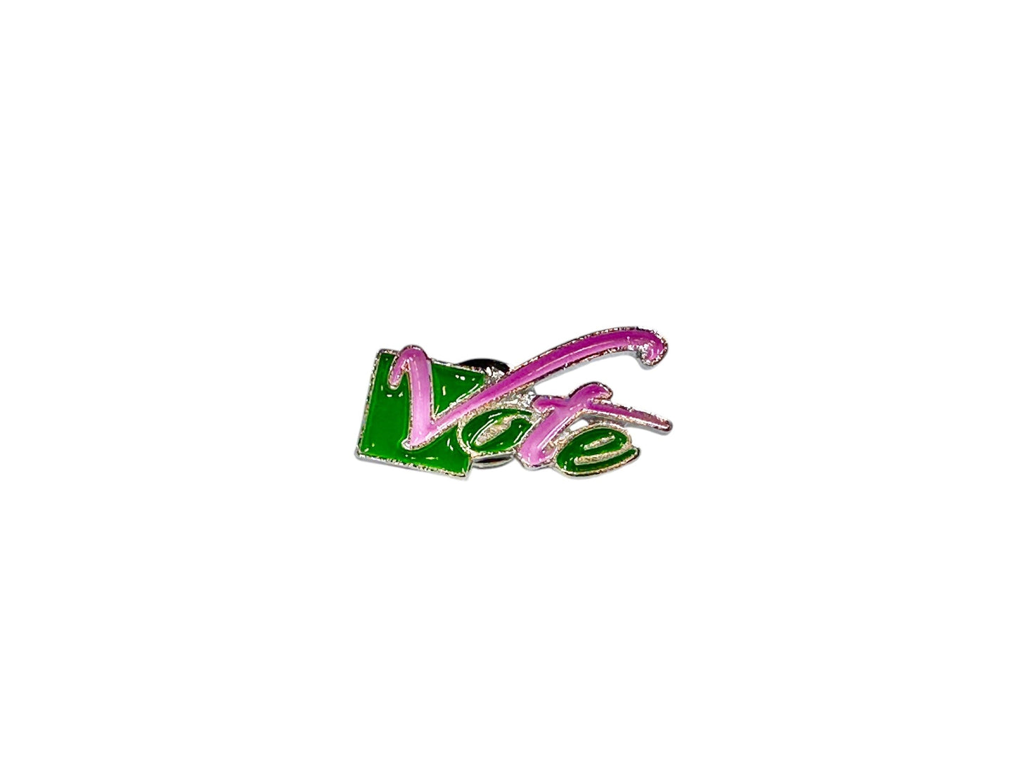 Lapel Vote Pins Lapel Pin Trendzio Jewelry Pink & Green