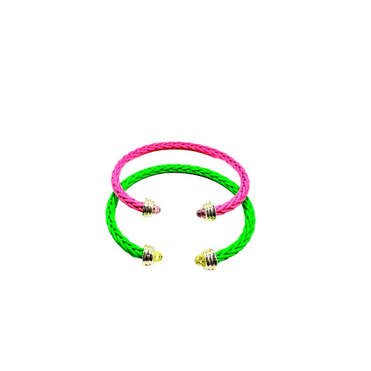 Naomi Braided Cable CZ Bracelet Bracelets TRENDZIO