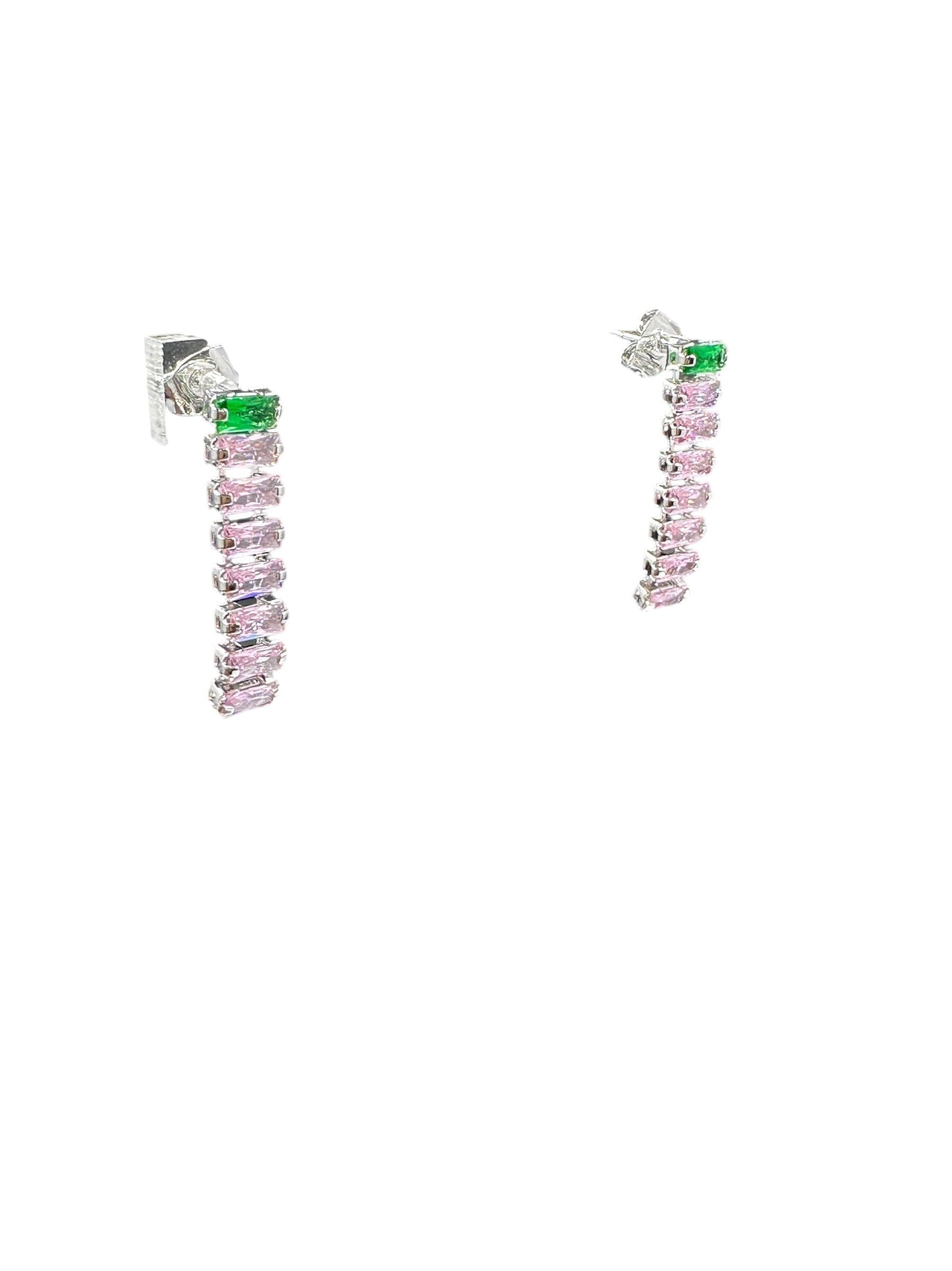 Nara Double Row Drop Earrings Earrings Trendzio Jewelry