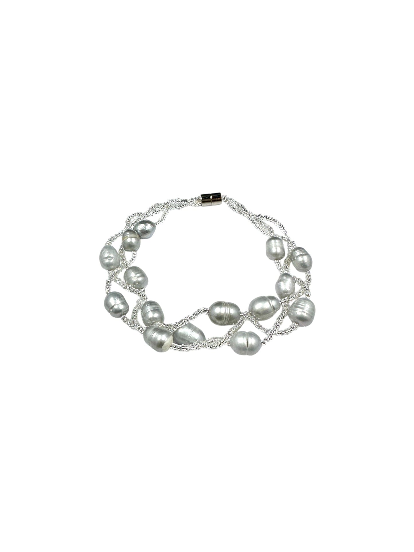 Racine Cultured Freshwater Pearl Bracelet Bracelets Trendzio Jewelry Silver
