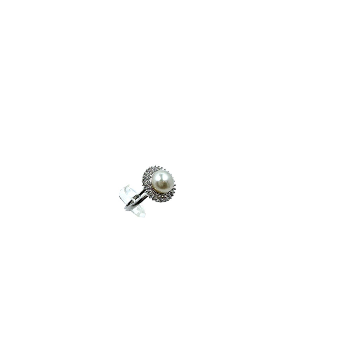 Sterling Silver Cultured Freshwater White Pearl Ring Rings Trendzio Jewelry