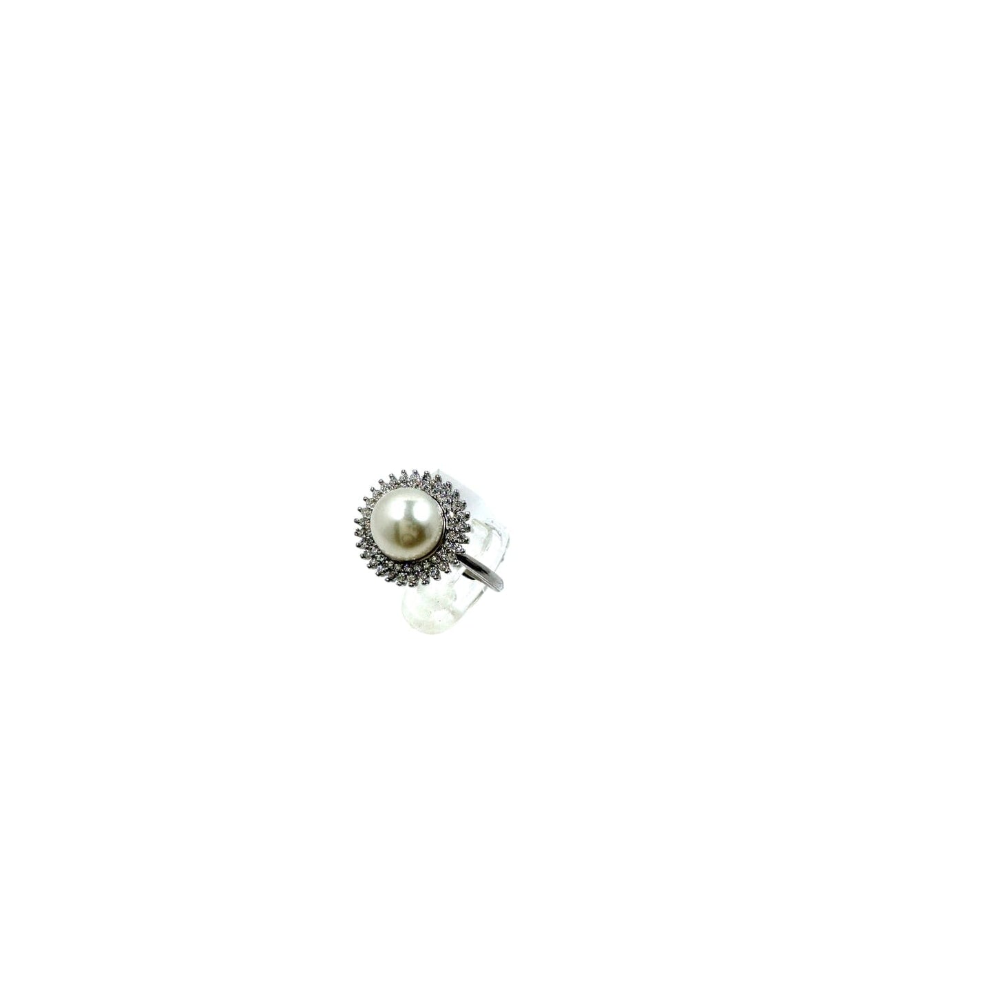 Sterling Silver Cultured Freshwater White Pearl Ring Rings Trendzio Jewelry