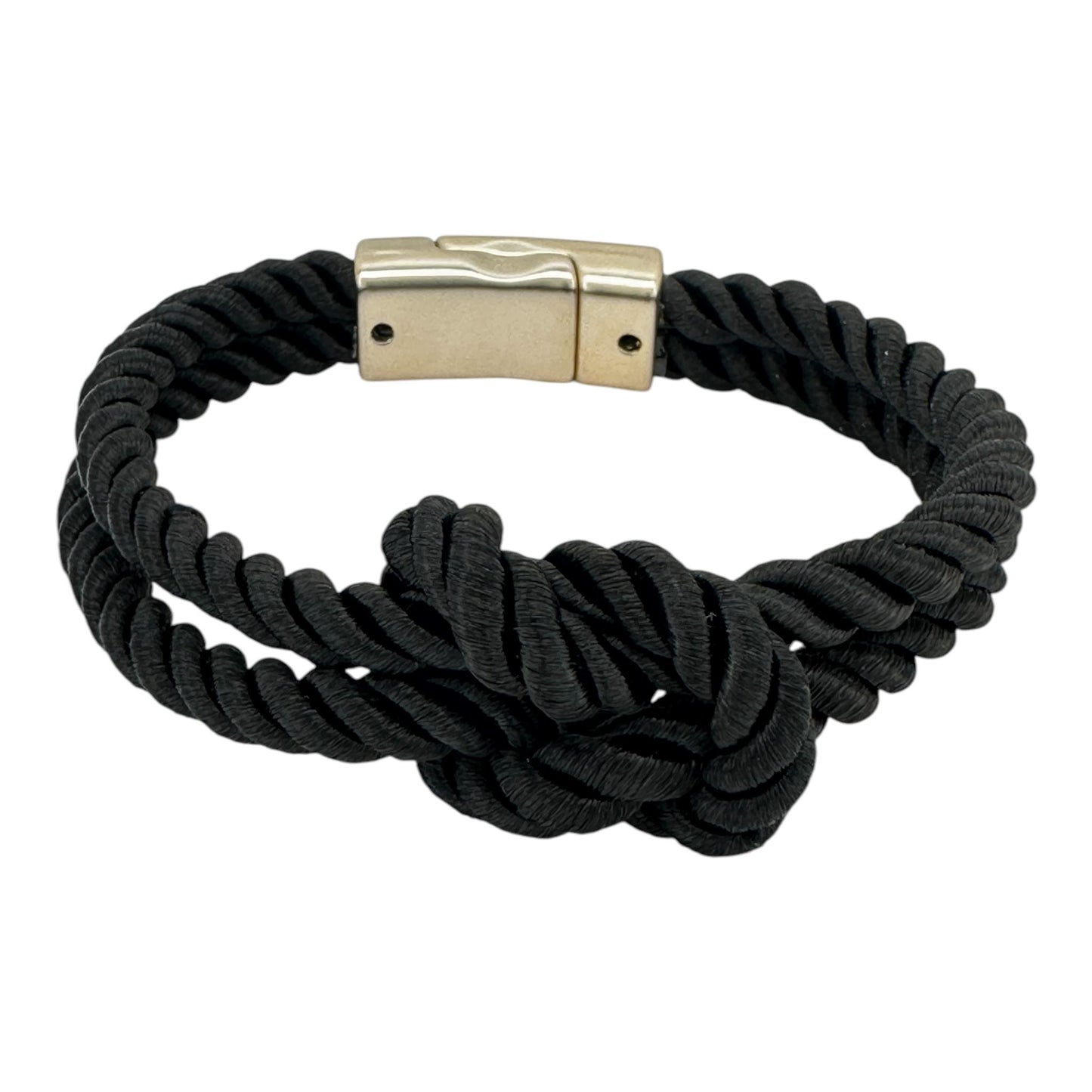 The Original Love Knot Satin Rope Bracelet Black Bracelets Trendzio Jewelry Black