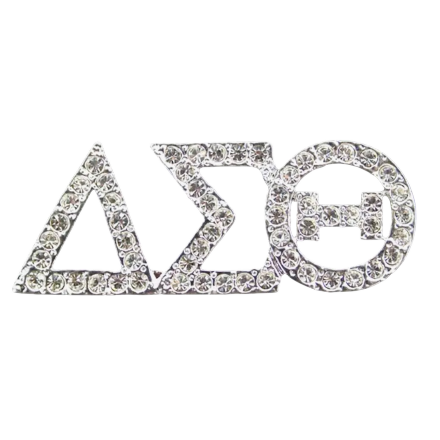Delta Sigma Theta Austrian Crystal Brooch