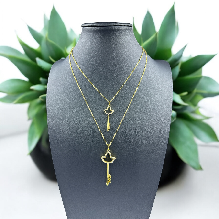 AKA Ivy Leaf Key Necklace