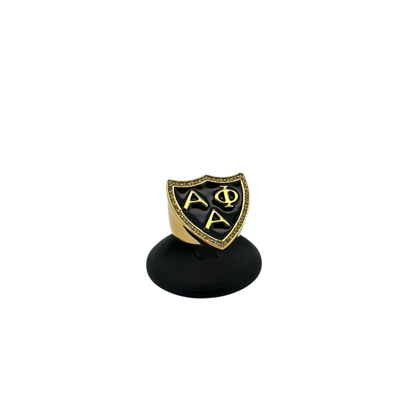 Alpha Phi Alpha J Owens CZ Shield Ring