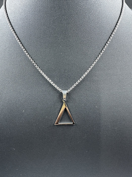 Stainless Steel Triangle Pendant