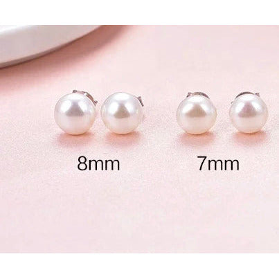 Akoi Fresh Water Pearl Stud Earrings Earrings TRENDZIO