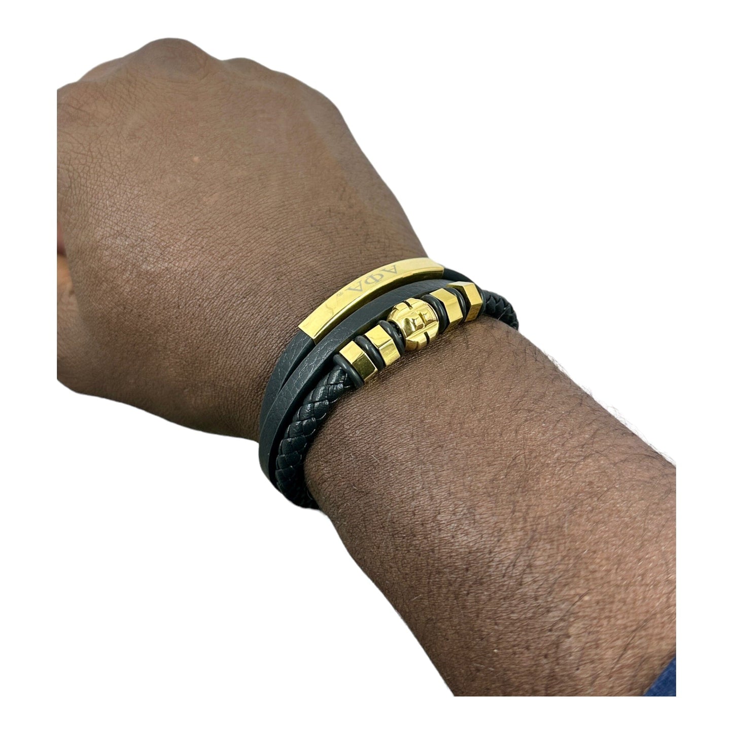 Alpha Phi Alpha Custom Leather Bracelet Bracelets Trendzio Jewelry
