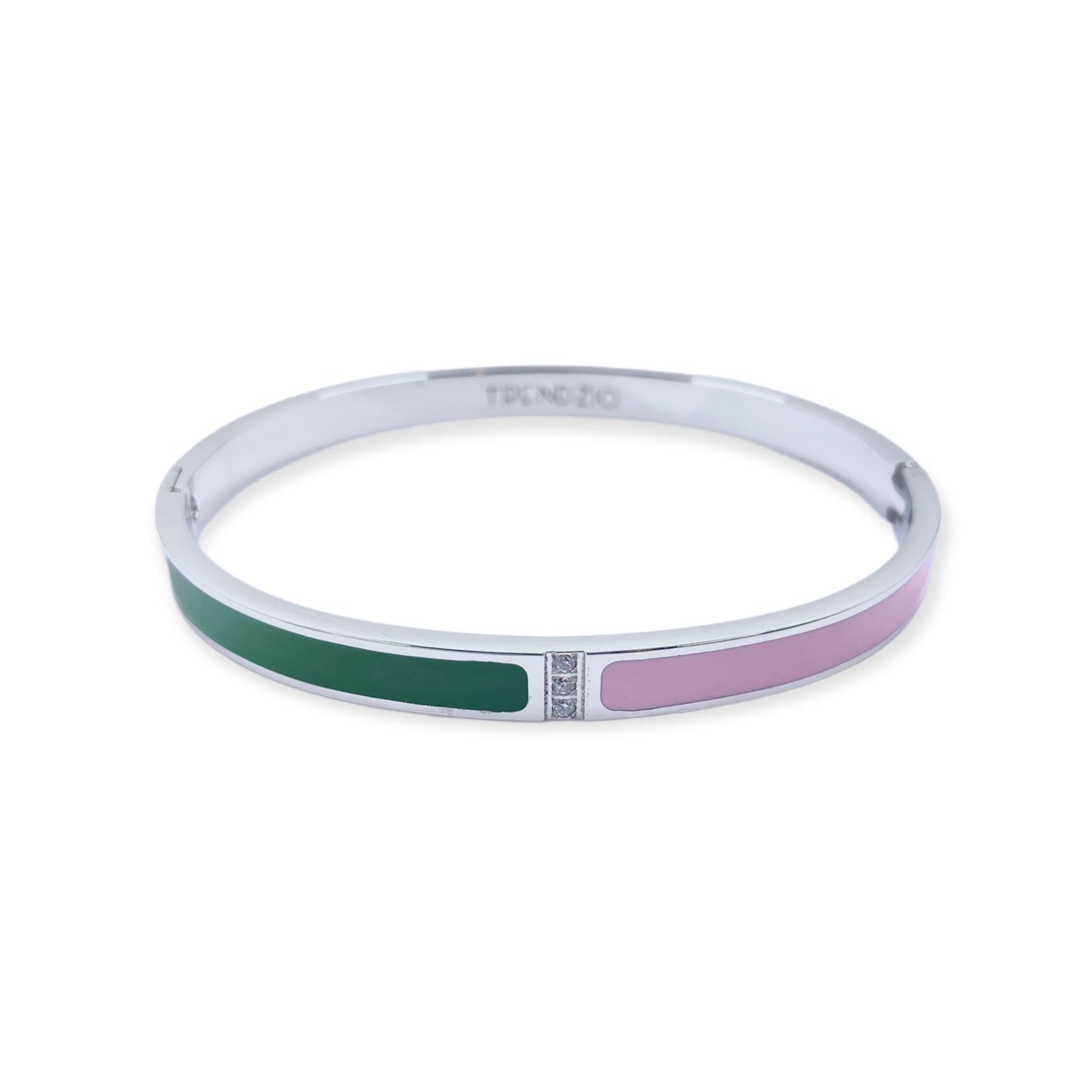Bahia Pink and Green Bracelet Bracelets Trendzio