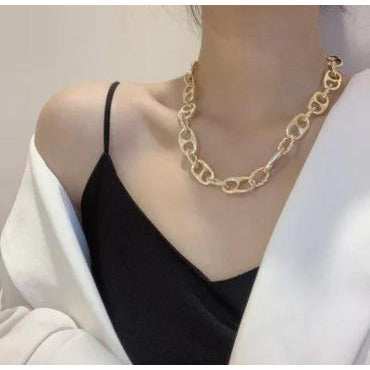 Chunky Chain Link Statement Necklace necklace Trendzio