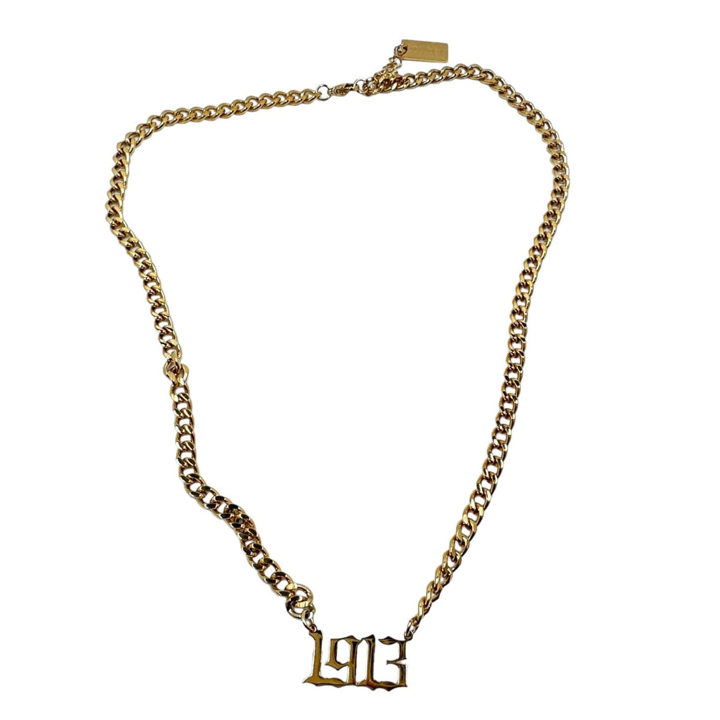 Delta Sigma Theta 1913 Gold Number Necklace Necklaces Trendzio