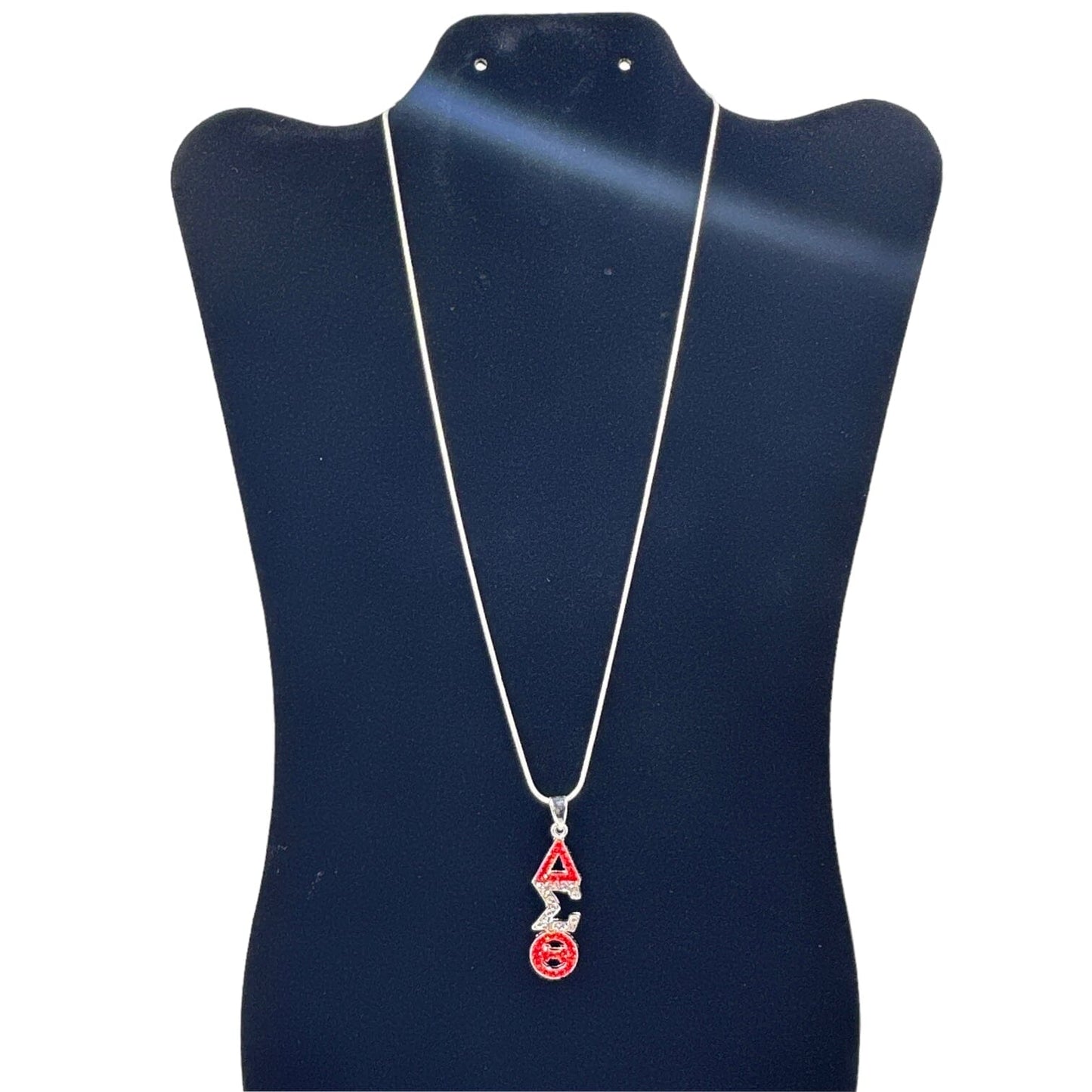 Delta Sigma Theta Austrian Crystal Pendant Necklaces Trendzio