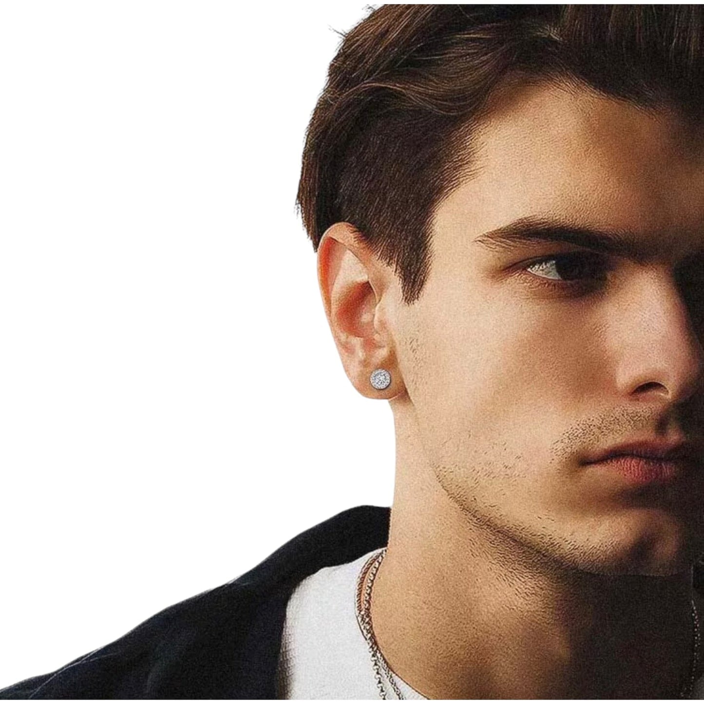 Giovani Men Stud Diamond Earrings Earrings Trendzio