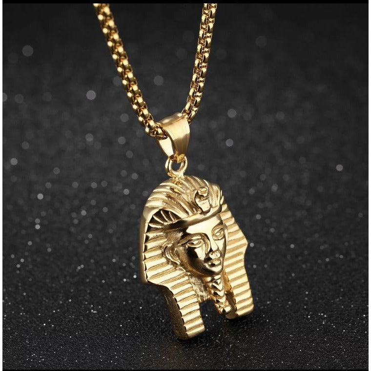 Gold Sphinx Pendant and Necklace necklace TRENDZIO