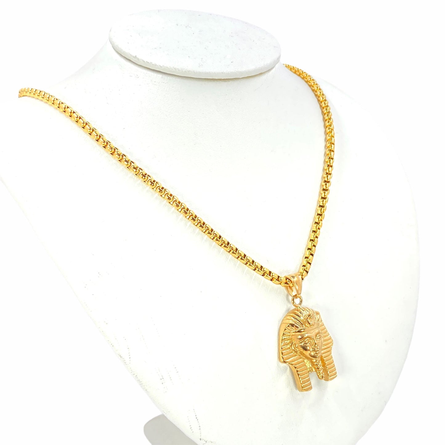 Gold Sphinx Pendant and Necklace necklace TRENDZIO