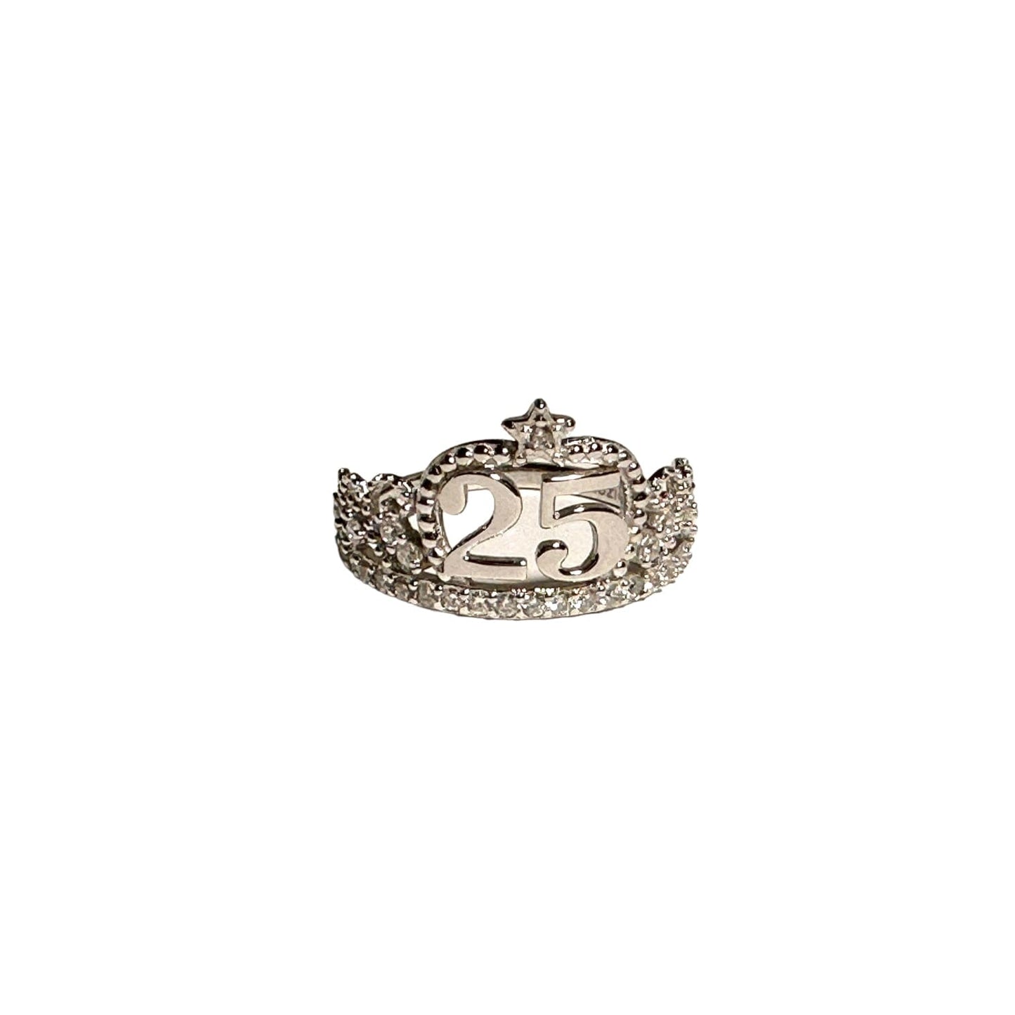 Golden Silver Anniversary Rings Rings TRENDZIO