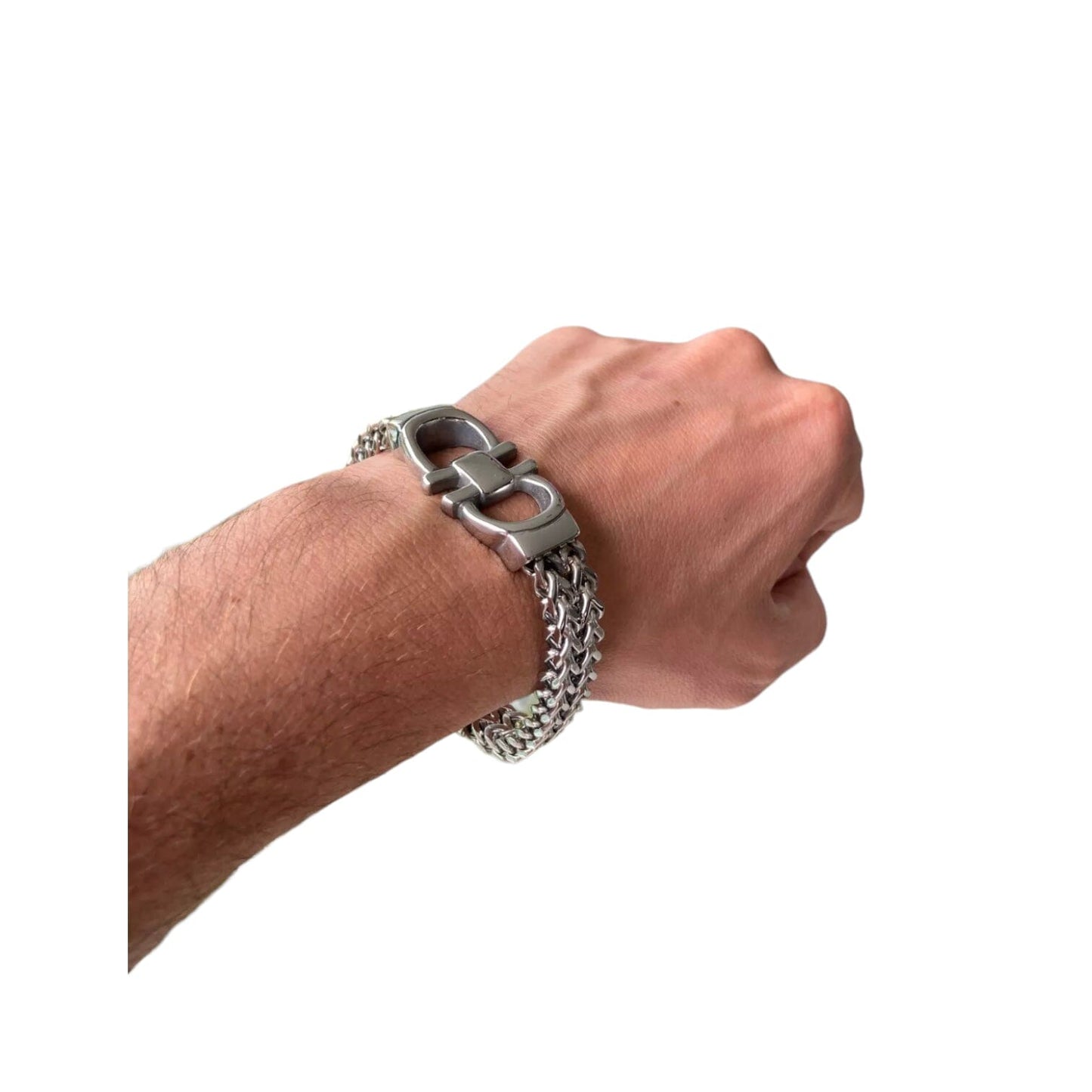 Luca Stainless Steel Gold Silver Mens Bracelet Bracelets Trendzio