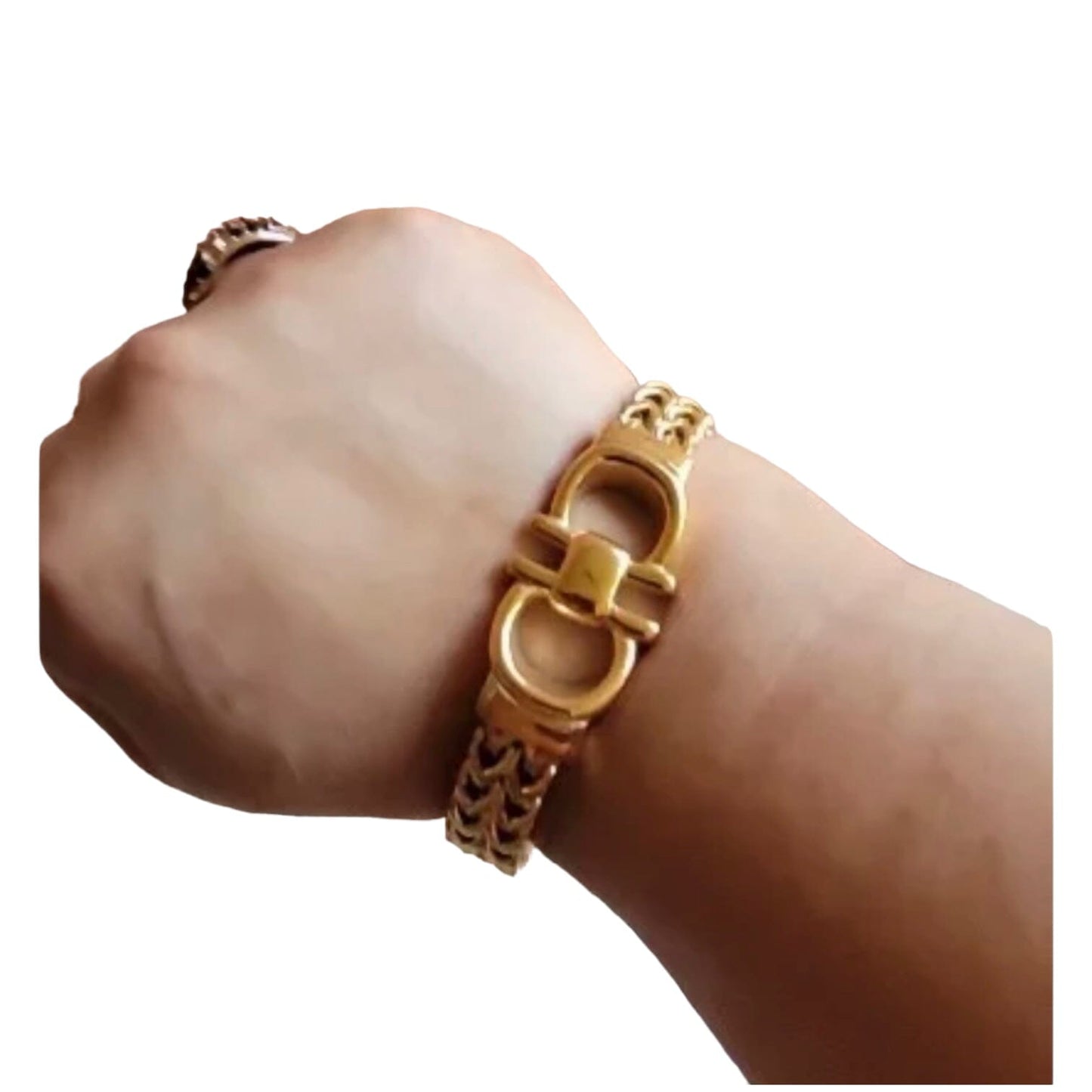 Luca Stainless Steel Gold Silver Mens Bracelet Bracelets Trendzio
