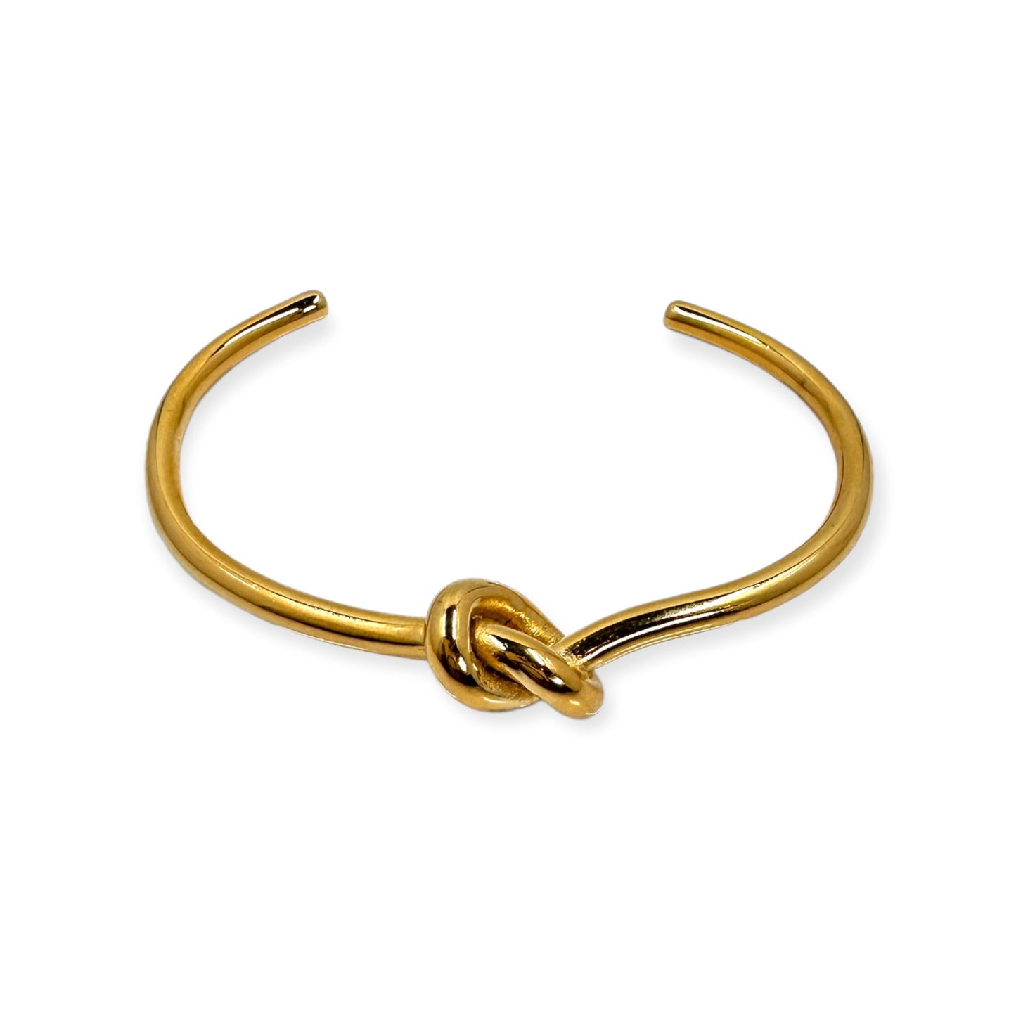 Lupia Gold Love Knot Cuff Bracelet Bracelets Trendzio