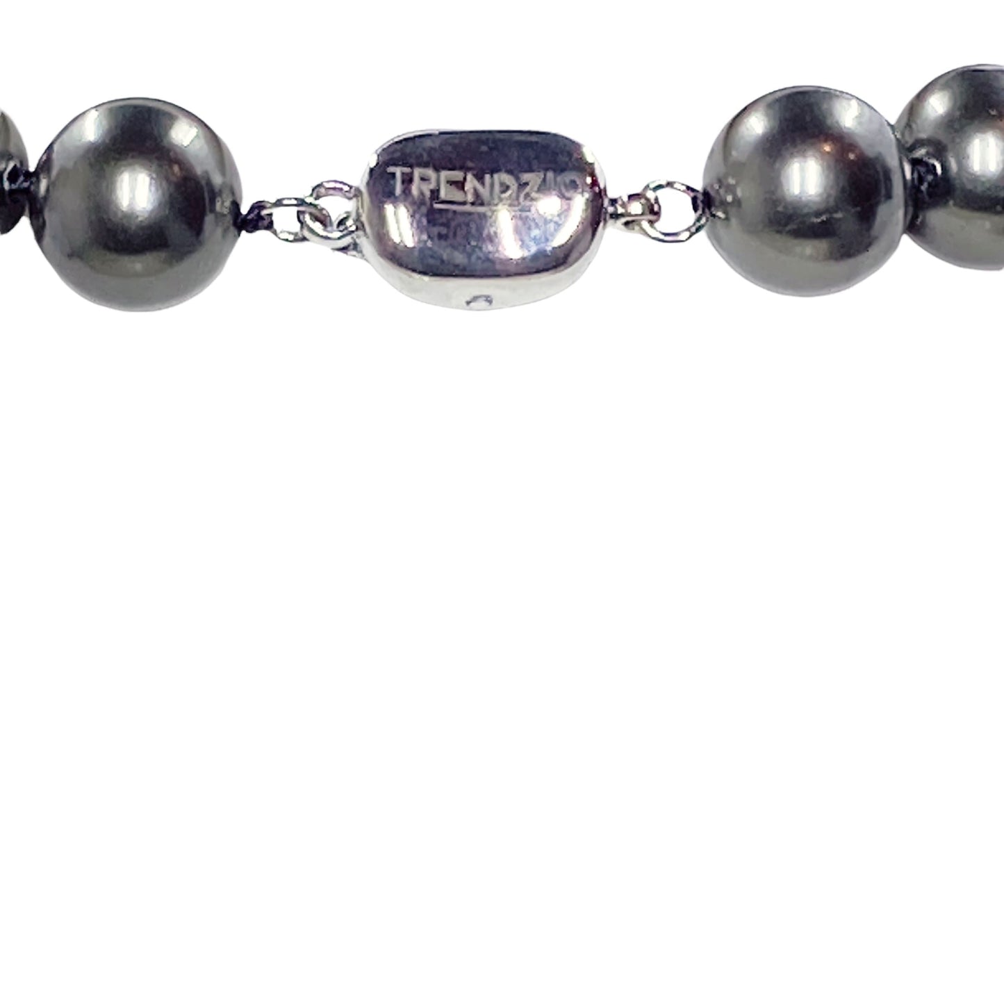 Madam VP Black Pearl Necklace and Earrings Necklaces TRENDZIO