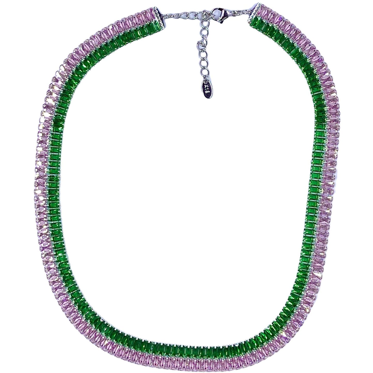 Nara Double Row Tennis Necklace Necklaces TRENDZIO 