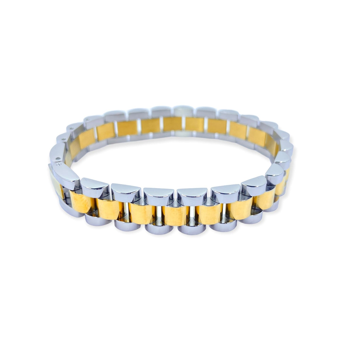 Ostrada Two Tone Gold Bracelet Bracelets Trendzio