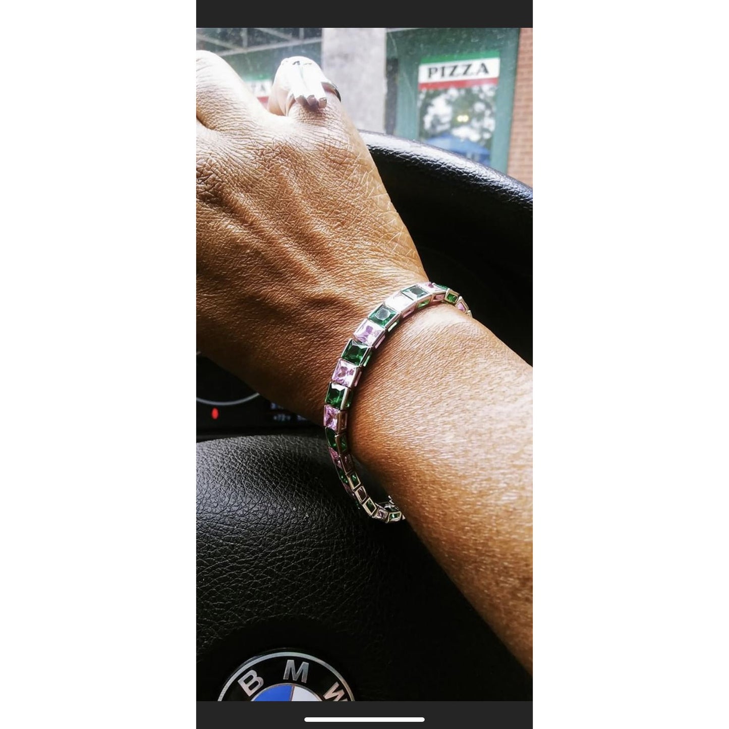 Pink and Green Princess Bracelet Bracelets TRENDZIO
