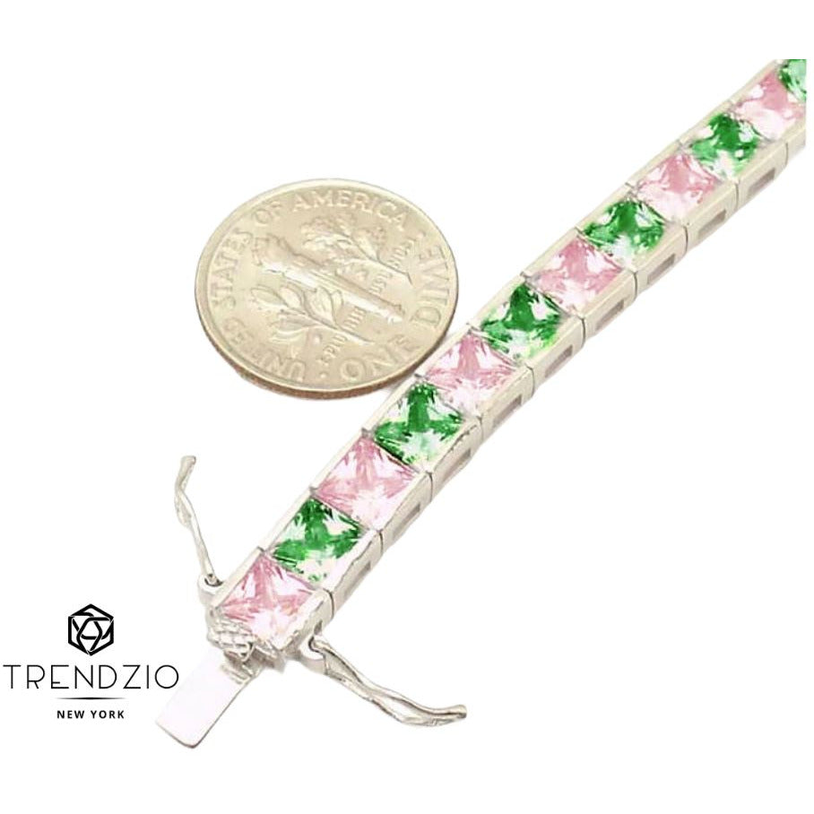 Pink and Green Princess Bracelet Bracelets TRENDZIO