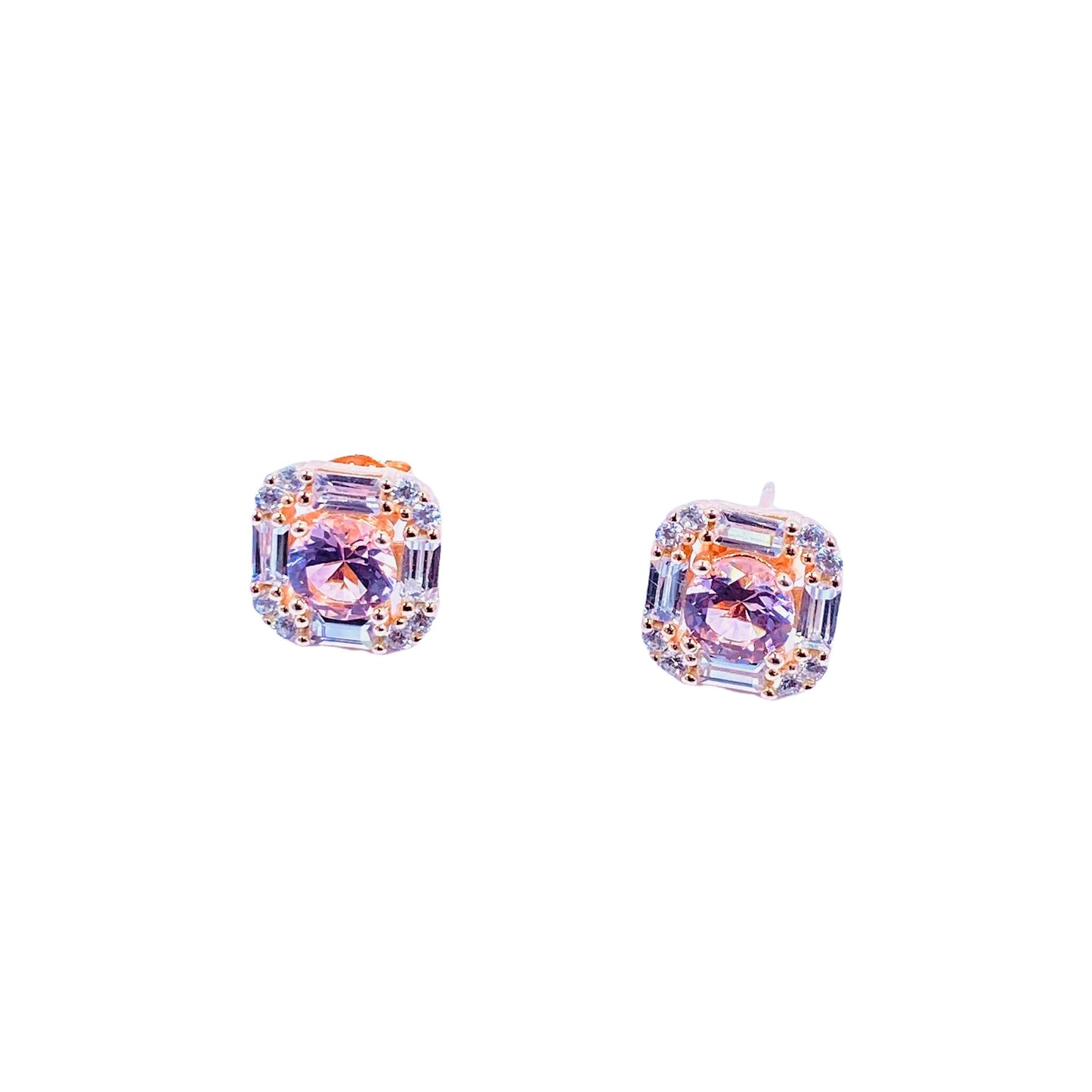 Rosie Pink Sapphire Earrings Earrings Trendzio