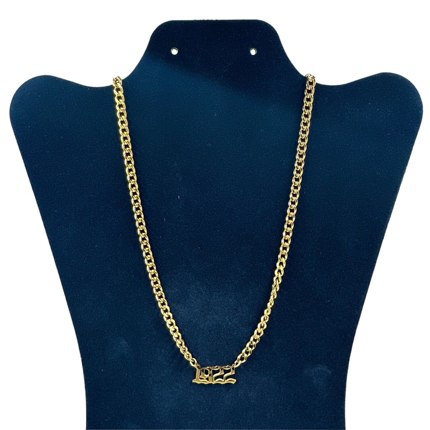 Sigma Gamma Rho 1922 Gold Number Necklace Necklaces Trendzio