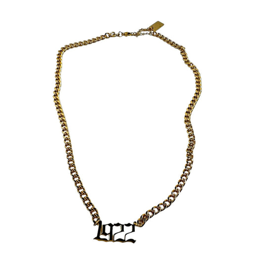Sigma Gamma Rho 1922 Gold Number Necklace Necklaces Trendzio