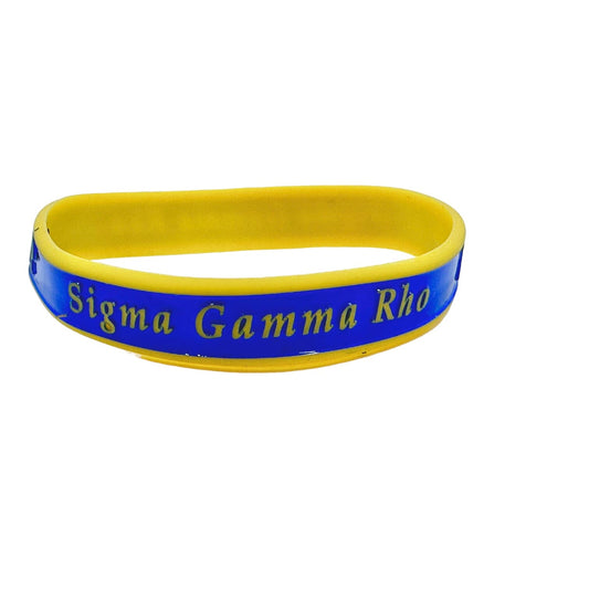 Sigma Gamma Rho Silicone Bracelet Bracelets TRENDZIO